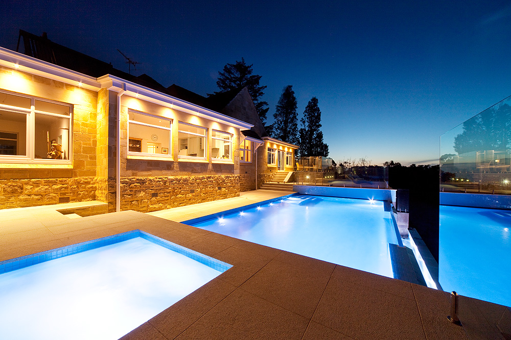 Residential pool by South Pacific Pools