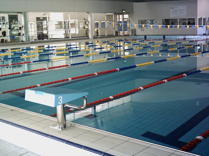 Commercial pool by South Pacific Pools